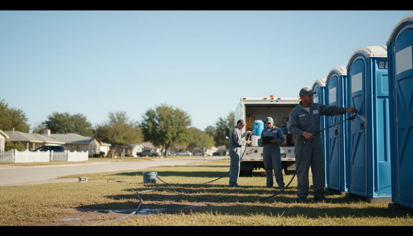 Long-Term Portable Toilet Rental in Sanford, NC near me